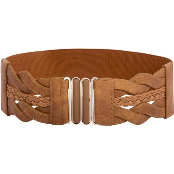 BRAND NEW Women's Elastic Wide Belt - Picture 1 of 7